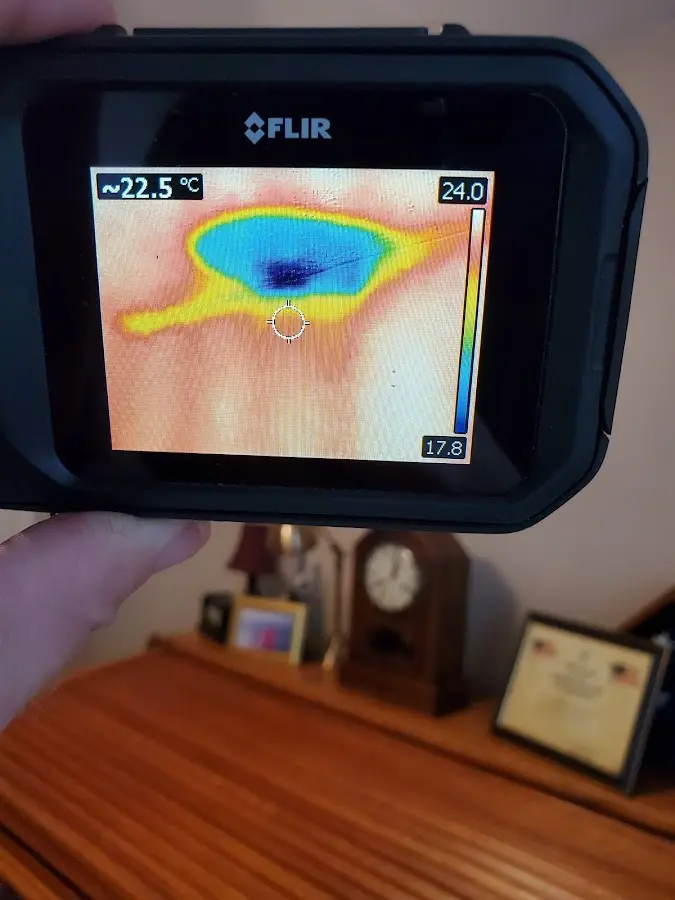 Thermal imaging inspection for water damage in Voorhees