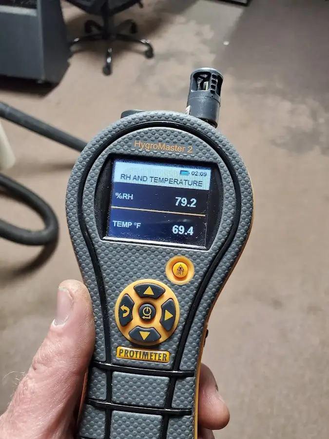 Moisture meter humidity assessment for Mold Remediation & Removal in Voorhees